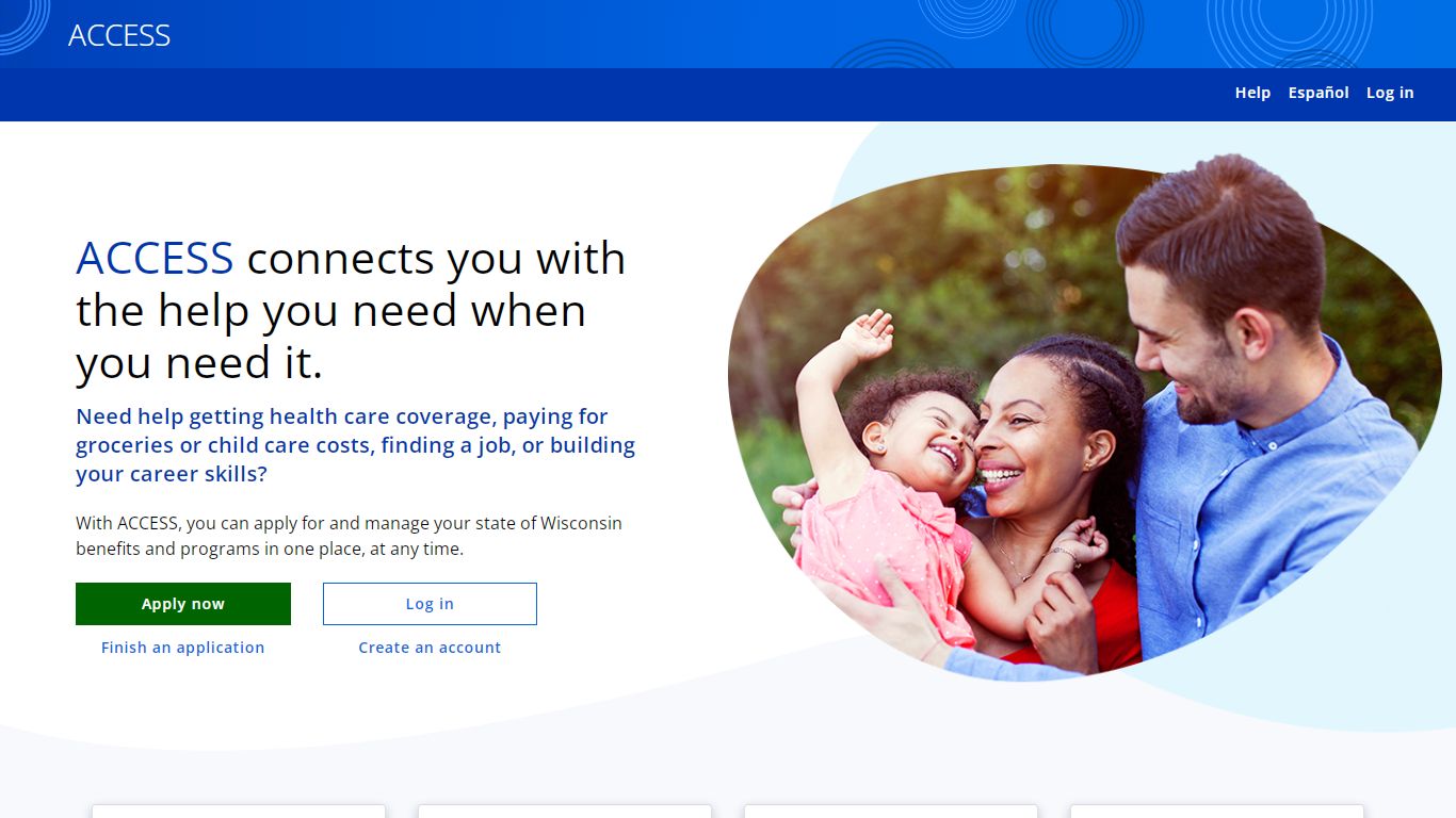 ACCESS Wisconsin | Apply for and manage state of Wisconsin benefits